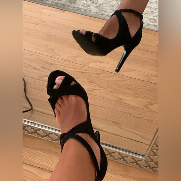 ZARA - NEW!! High heel black sandals - size 8 - Picture 13 of 14